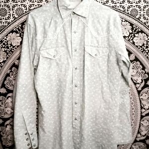 Men's vintage western shirt large